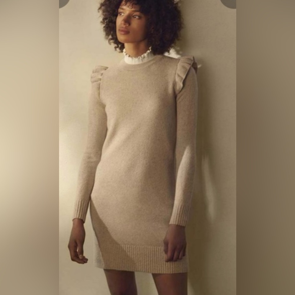 Club Monaco Evern Sweater Dress in Oatmeal